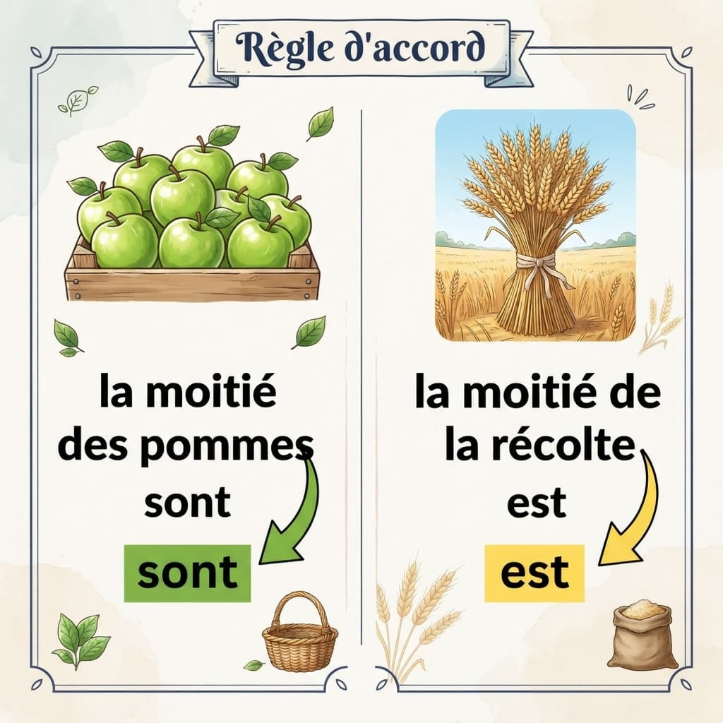 Infographie en deux parties illustrant l